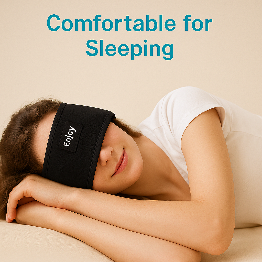 Original Wireless Bluetooth Headset Sports Sleep Headband Eye Mask